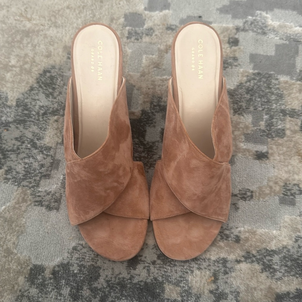 Cole Haan Suede Sandals Grand OS size 10